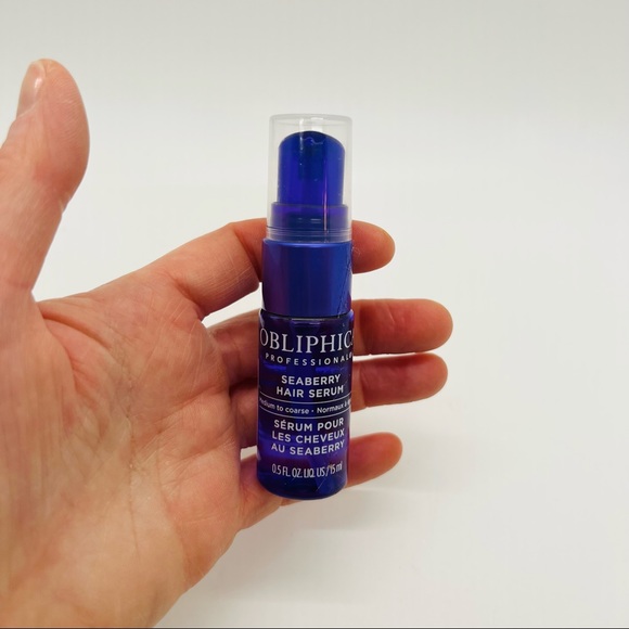NWT  Obliphica Seaberry Hair Serum Medium to Coarse Hair.Travel Size 0.5 oz - Picture 2 of 10